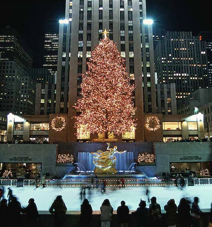 Julgranen på Rockefeller Plaza, New York