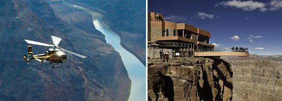 Helikopter till Grand Canyon inkl. entre till skywalk