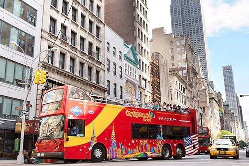 Hop-on / Hop-off buss i New York