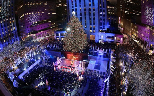 Tree lightning Gala, New York