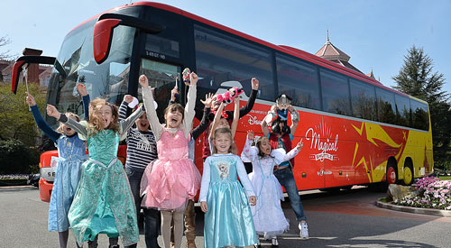 Delad busstransfer till Disneyland Paris