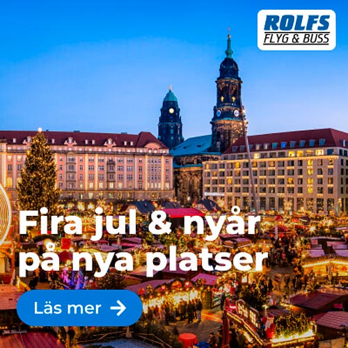 Boka Nyårsresa till Stockholm med Rolfs Flyg och Buss